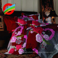 40-150gsm flower printed 3D polyester bed sheet